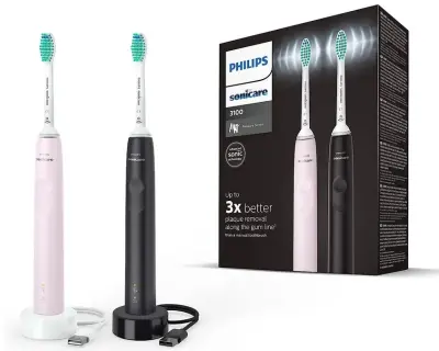 🦷 2x Philips Sonicare HX3675/15 Schallzahnbürste für 47,99€ (statt 61€)
