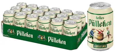 🍻 18x Helles Pülleken (0,33L) ab 12,34€ (statt 15€) – 0,68€ pro Dose