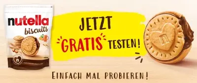 🍪 nutella biscuits gratis ausprobieren