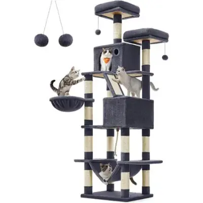 😻 Feandrea XXL Kratzbaum mit Plattformen, 206cm für 58,99€ (statt 66€)