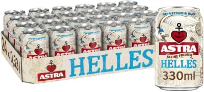 🍺 24x Astra Kleine Freiheit – Helles ab 17,09€ (statt 22€) – 0,71€ pro Dose