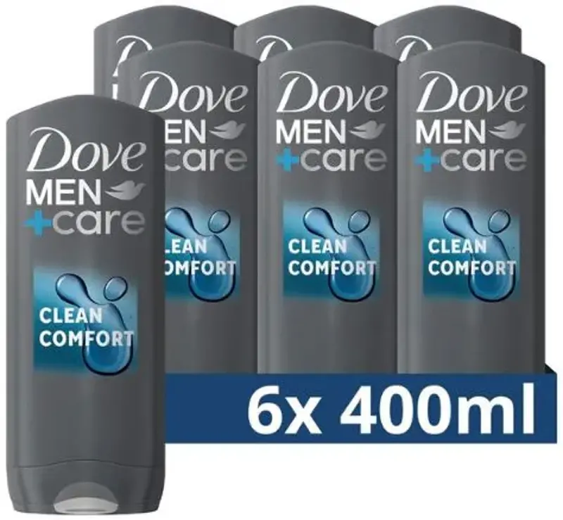 6er Pack Dove Men+Care Clean Comfort Duschgel je 400ml für 18,84€ (statt 23€)