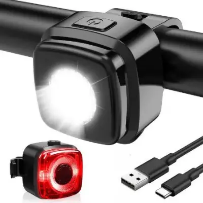 💡 OnMeto Akku-Fahrradlicht Set, StVZO-zugelassen für 5,99€ (statt 20€)
