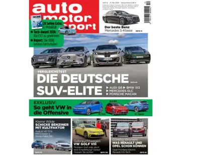 🚘 13 Ausgaben auto motor und sport Abo für nur 9,90€ (statt 68€) – nur 0,76€/Ausgabe