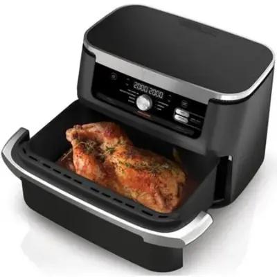 🍗 Ninja Foodi AF500EU FlexDrawer Heißluftfritteuse, 10,4L für 133,61€ (statt 160€)