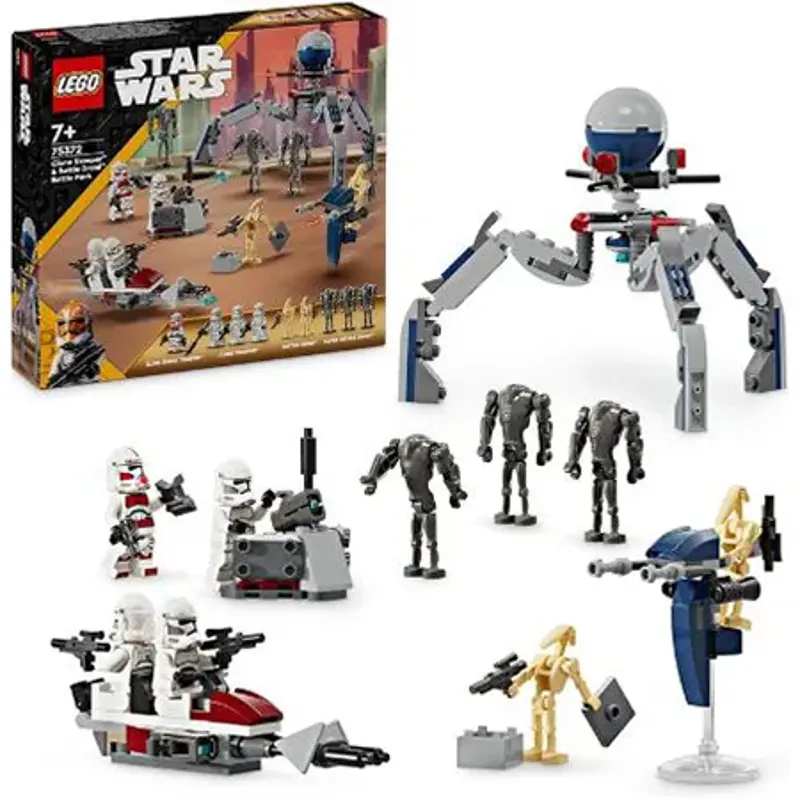 🛸 LEGO 75372 Star Wars Clone Trooper & Battle Droid Battle Pack für 16,99€ (statt 23€)