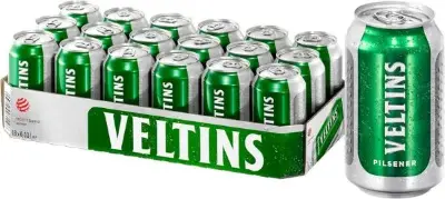 🍻 18er Pack VELTINS Pilsener 0,33L Dose ab 11,65€ (statt 18€) ➡️ nur 0,64 pro Dose
