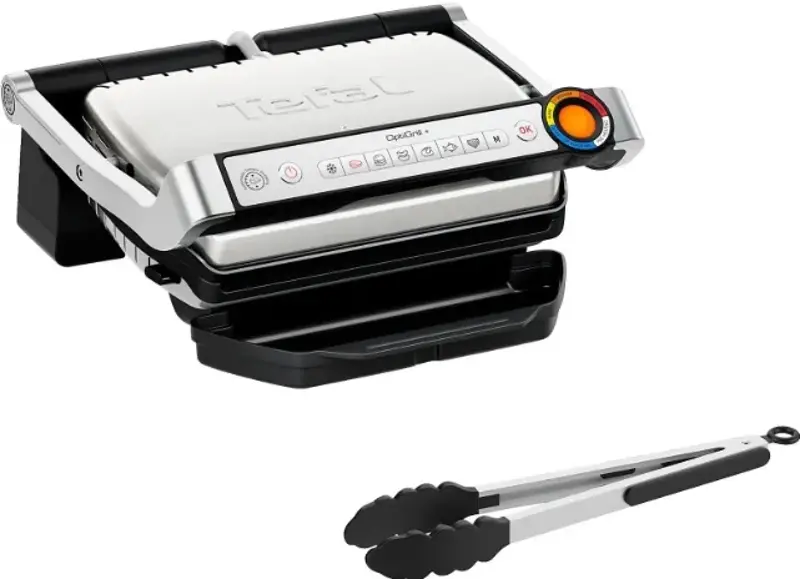 🥩 Tefal OptiGrill+ GC718D mit Grillzange für 95,98€ (statt 130€)