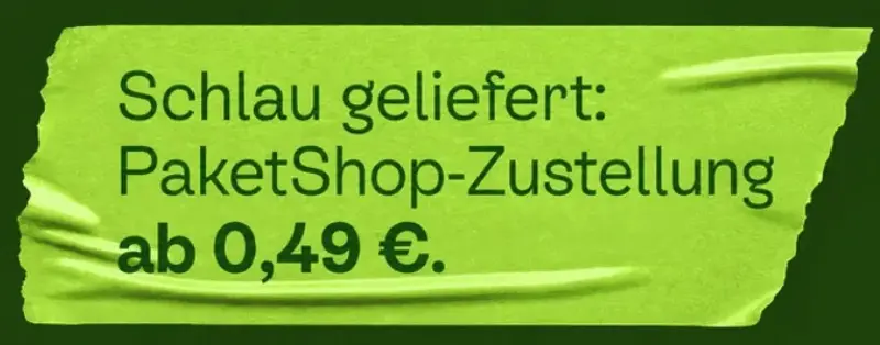 📦 Kleinanzeigen: PaketShop-Zustellung mit Hermes schon ab 0,49€