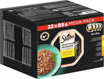 🐈 32x Sheba Selection in Sauce Geflügel ab 11,19€ (statt 18€)