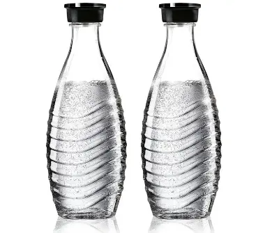 💧 2x Crystal SodaStream Glasflaschen für 14,99€ (statt 17€)