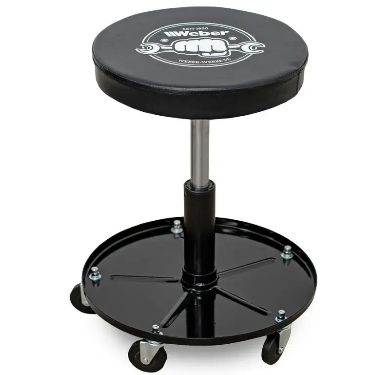 🪑 Weber höhenverstellbarer Werkstatthocker für 22,49€ (statt 36€)