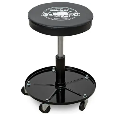 🪑 Weber höhenverstellbarer Werkstatthocker für 22,49€ (statt 36€)
