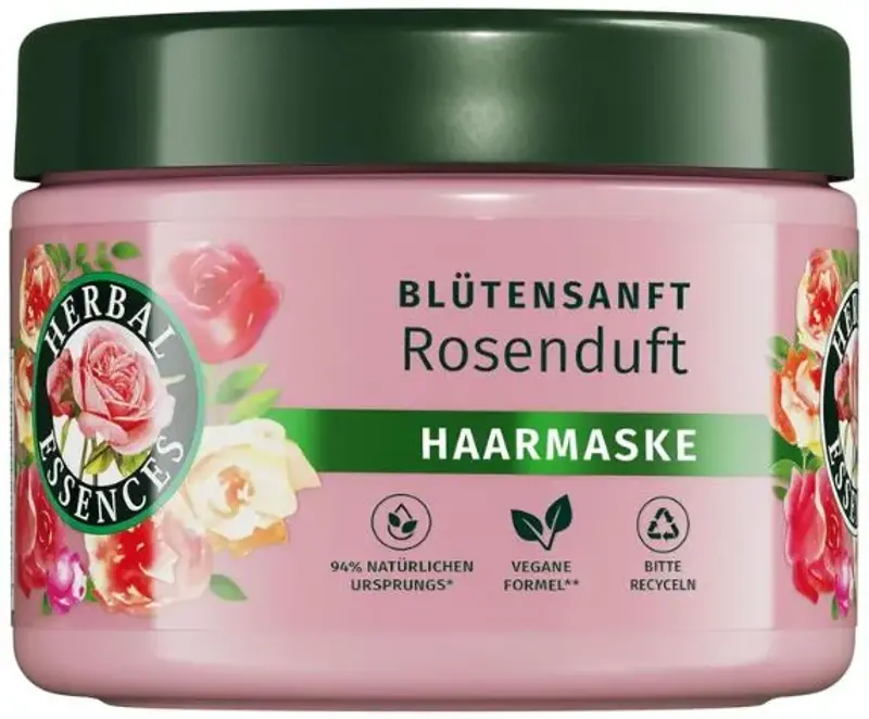 🪮 Herbal Essences Blütensanft Haarmaske mit Rosenduft, 300ml ab 3,30€ (statt 5€)