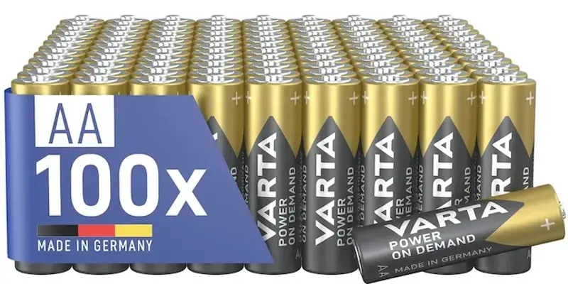 🔋 100x VARTA Power on Demand AA Batterien für 32,50€ (statt 40€)