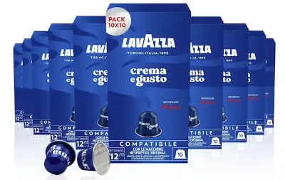 ☕ 100x Lavazza Crema e Gusto Espresso mit Schokoladen-Aroma ab 20€ (statt 40€)