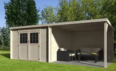 🏡 Gartenhaus Eden mit 629x298x213cm für 1.799€ (statt 2.199€)