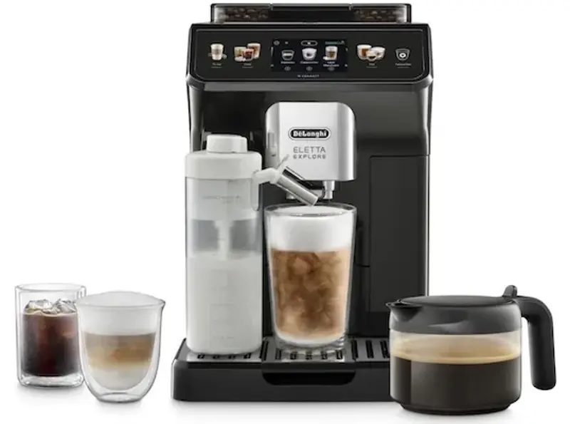 ☕ De’Longhi Eletta Explore Cold Brew Kaffeevollautomat mit Milchsystem für 800€ (statt 1.074€)