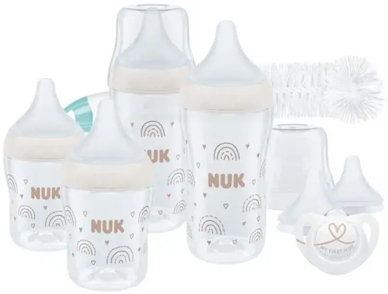 🍼 NUK Perfect Match Perfect Start Babyflaschenset, 9-tlg. für 24,49€ (statt 33€)