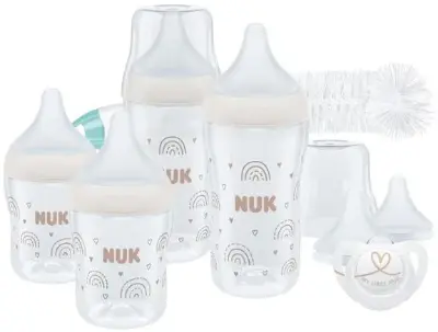 🍼 NUK Perfect Match Perfect Start Babyflaschenset, 9-tlg. für 24,49€ (statt 33€)