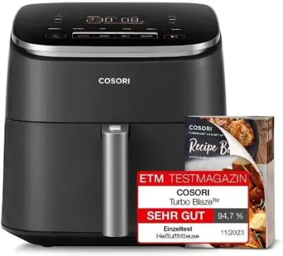 🍟 Cosori Turboblaze 9-in-1 Heißluftfritteuse 6L für 109,96€ (statt 140€)