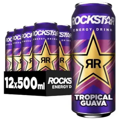 🍹 12x Rockstar Energy Drink Tropical Guava, 0,5L ab 8,50€ 💥 (statt 18€) – 0,70€ pro Dose