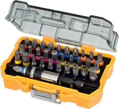 🧰 DeWalt DT7969 Schrauberbit-Set mit Farbcodierung 32-tlg. für 8,92€ (statt 15€)