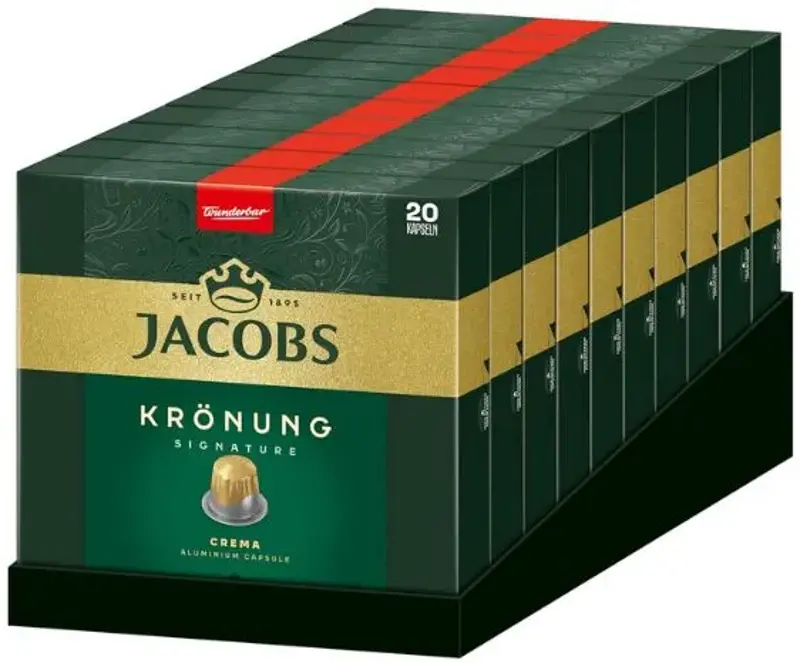 ☕️ 200er Pack Jacobs Krönung Crema Kaffeekapseln ab 45,59€ (statt 60€)