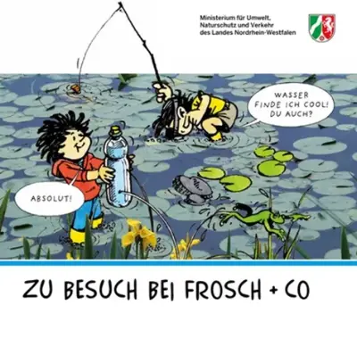 Noch verfügbar! 🐸 Gratis Kinderbroschüre: Zu Besuch bei Frosch & Co.