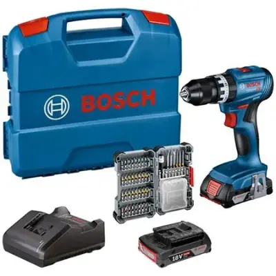 🪛 Bosch Professional GSB 18V-45 Akku Schlagbohrschrauber Set für 151,99€ (statt 193€)
