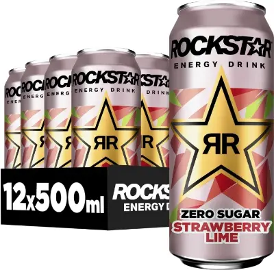 🍓 12x Rockstar Energy Strawberry Lime Zero ab 8,50€ (statt 18€) – 0,75€ pro Dose