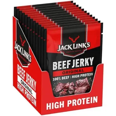 🥩 12er Pack Jack Links Beef Jerky Original je 60g ab 35,62€ (statt 51€)