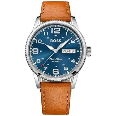 ⌚ BOSS Pilot Analog Quarzuhr mit Lederarmband für 119,99€ (statt 160€)