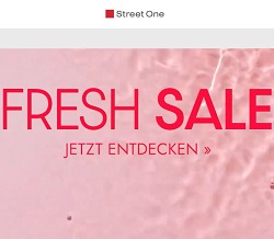 Street One: 30% Rabatt auf ausgewählte Damen- und Herren-Artikel im Sale
