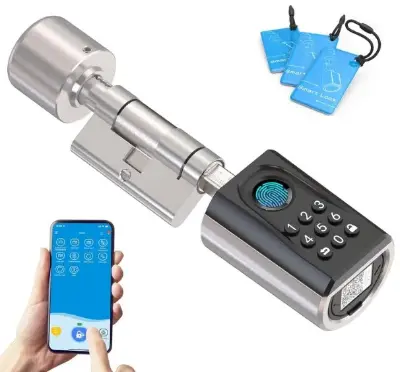 🔑📱 ToucA51 smartes Türschloss mit Fingerabdruck, PIN, RFID & App für 109€ (statt 119€)