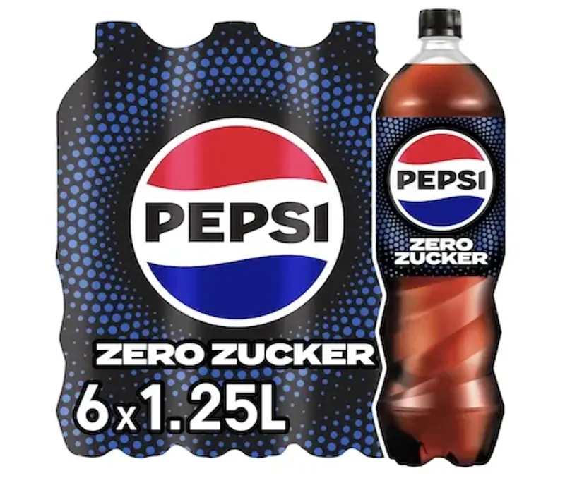 🥤 6er Pack Pepsi Zero Zucker (1,25L) für 6,49€ (statt 9€) – nur 0,86€ pro Liter