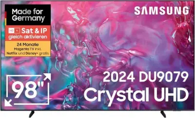 📺 Samsung GU98DU9079 – 98 Zoll (!) Crystal UHD 4K TV für 1.259€ (statt 1.399€)