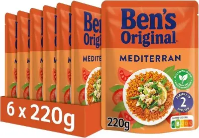 🍚 6er Pack Bens Original Express Reis Mediterran ab 6,45€ (statt 14€)