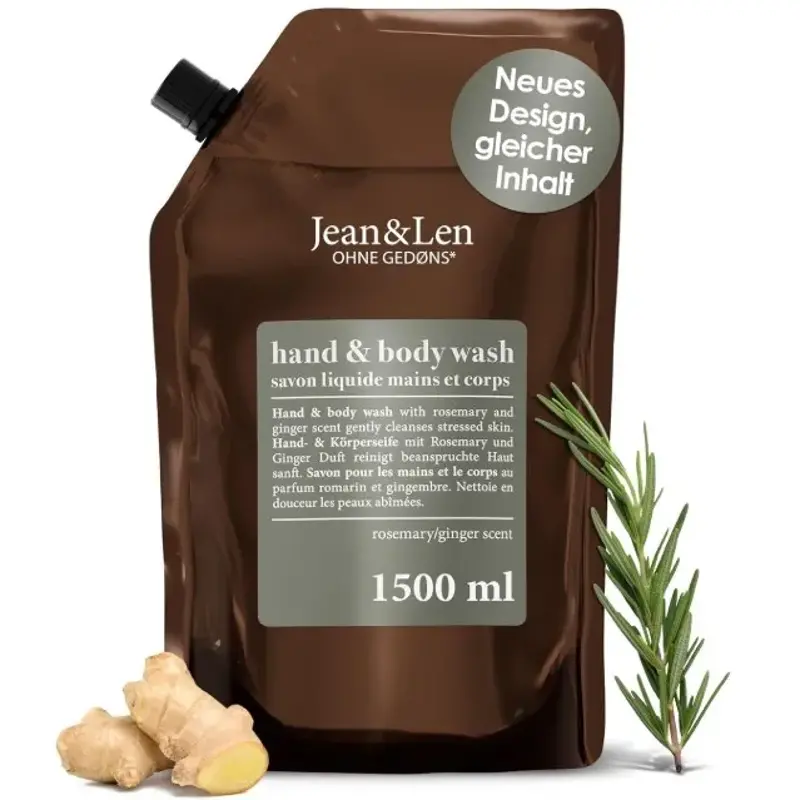 🧼 Jean & Len Hand & Body Wash Rosmarin und Ingwer ab 12,95€ (statt 18€)
