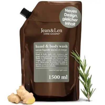 🧼 Jean & Len Hand & Body Wash Rosmarin und Ingwer ab 12,95€ (statt 18€)