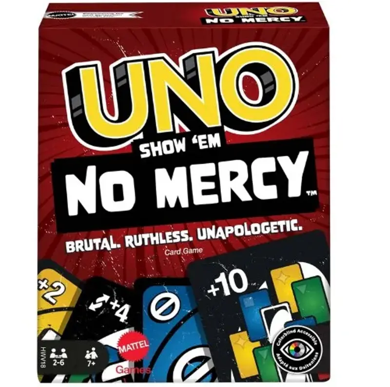 🎴 UNO Show `em No Mercy mit 56 zusätzliche Karten für 7,99€ (statt 15€)