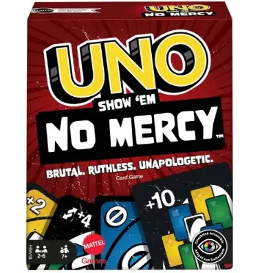 🎴 UNO Show `em No Mercy mit 56 zusätzliche Karten für 7,99€ (statt 15€)