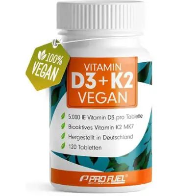 💊 120er Pack ProFuel Vitamin D3 K2 Tabletten für 9,99€ (statt 16€)