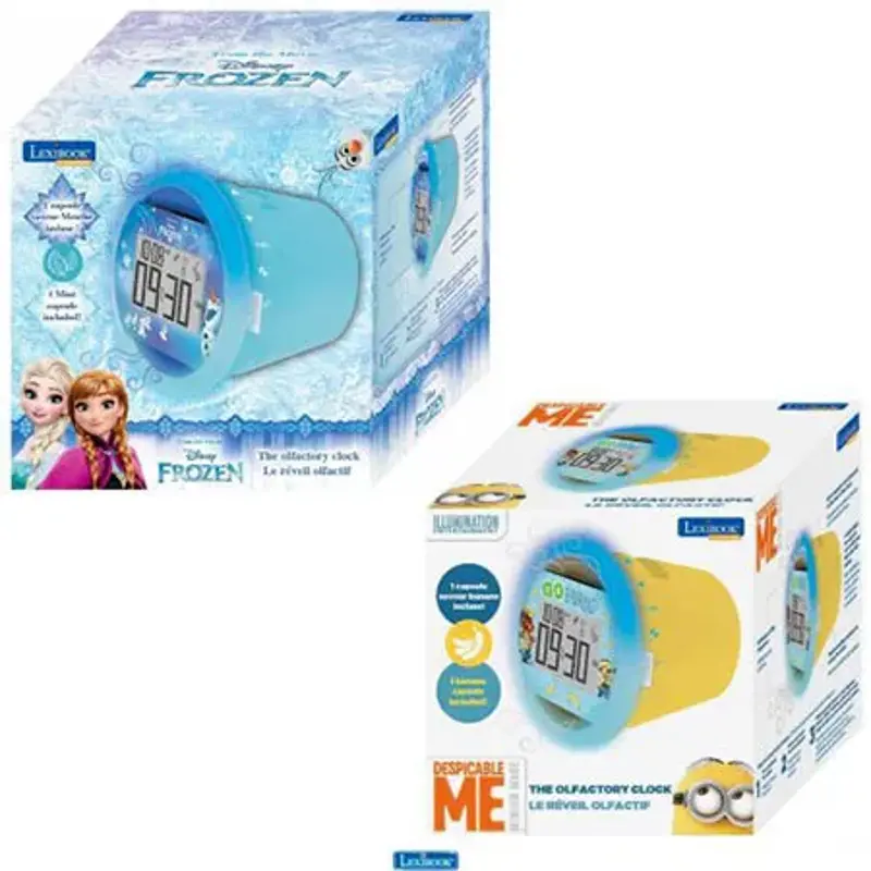💤 2x Lexibook Frozen od. Minions Nachtlicht mit Radio + Wecker für 9,98€ (statt 20€)