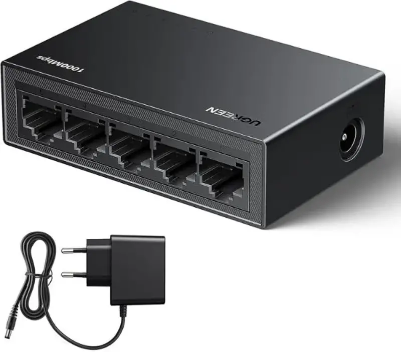 💻 UGREEN 5-Port LAN Gigabit Switch für 7,98€ (statt 10€)
