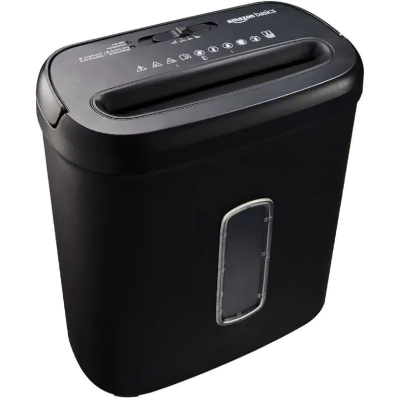 📄 Amazon Basics Querschnitt Aktenvernichter für 8 Blatt für 27,21€ (statt 45€)