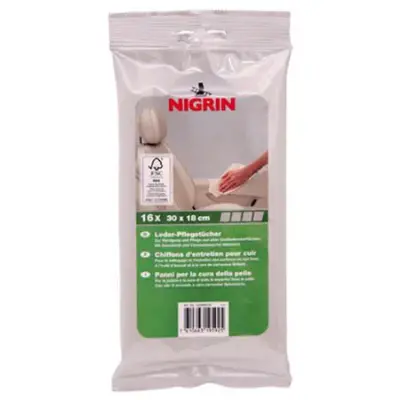 🧽 2 x 16er Pack NIGRIN Auto Leder Pflegetücher für 9,48€ (statt 20€)