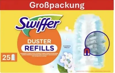🧲 25er Pack Swiffer Staubmagnet Nachfülltücher ab 14,24€ (statt 27€)