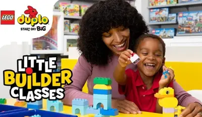 Neue Termine! 🛖 Kostenlose Workshops für 2- bis 5-jährige Kinder in LEGO Stores