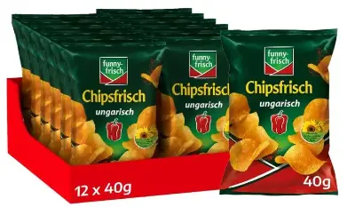 12x Funny Frisch Chipsfrisch Ungarisch 40g für 5,83€ (statt 12€)